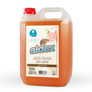 Jabón líquido para manos antibacterial Aldex x 5L.